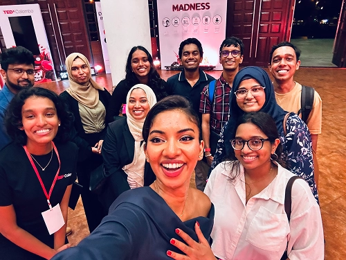 With Sonali Silva at TEDx Colombo 2025